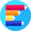 Bar chart icon 64x64