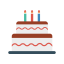 Birthday cake Ikona 64x64