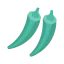 Green chili pepper icône 64x64