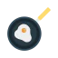 Жаренное яйцо иконка 64x64
