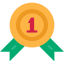 Gold medal icon 64x64
