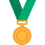 Gold medal icon 64x64