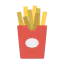 French fries icon 64x64