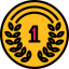 Gold medal icon 64x64