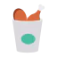 Fried chicken іконка 64x64