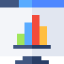 Bar chart icon 64x64