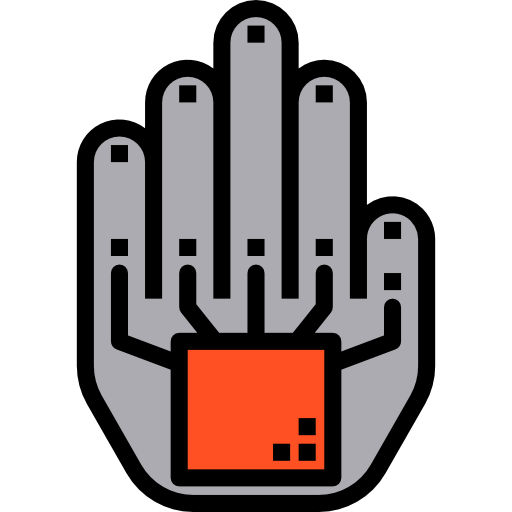 Wired gloves icon