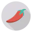 Red chili pepper アイコン 64x64