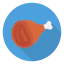 Chicken leg ícono 64x64