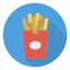 French fries icon 64x64