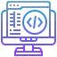 Binary code icon 64x64