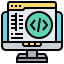 Binary code icon 64x64