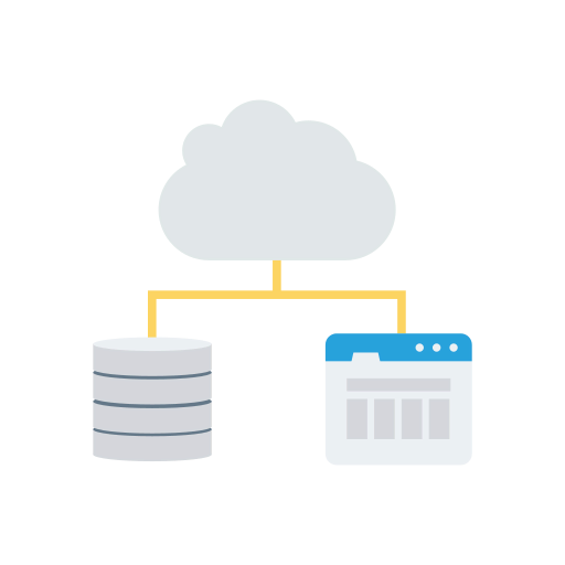 Cloud computing icon