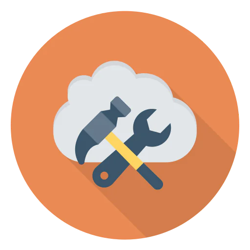 Cloud computing icon