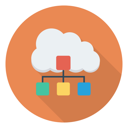 Cloud computing icon
