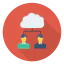 Cloud computing biểu tượng 64x64