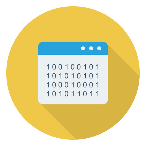 Binary code icon