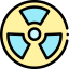 Nuclear sign Symbol 64x64