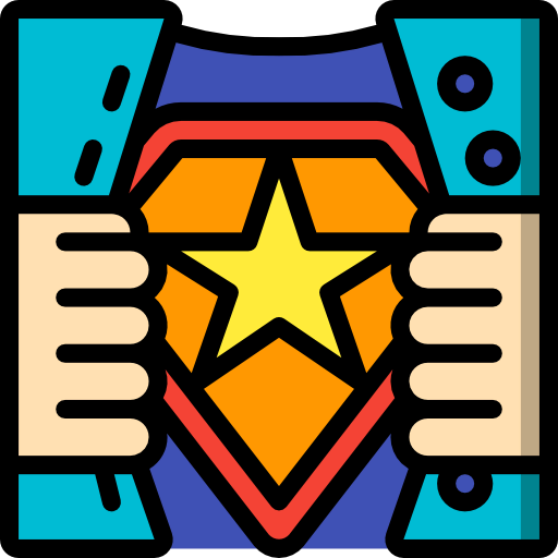 Superhero icon
