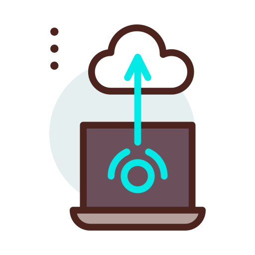 Cloud computing icon