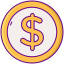 Dollar coin biểu tượng 64x64