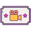 Movie ticket アイコン 64x64