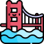 Golden gate icon 64x64