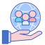 Social responsibility icon 64x64