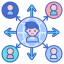 Social reach icon 64x64