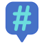Hashtag Symbol 64x64