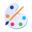 Painting palette icon 64x64