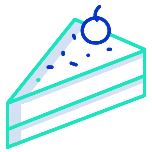 Cake slice icon