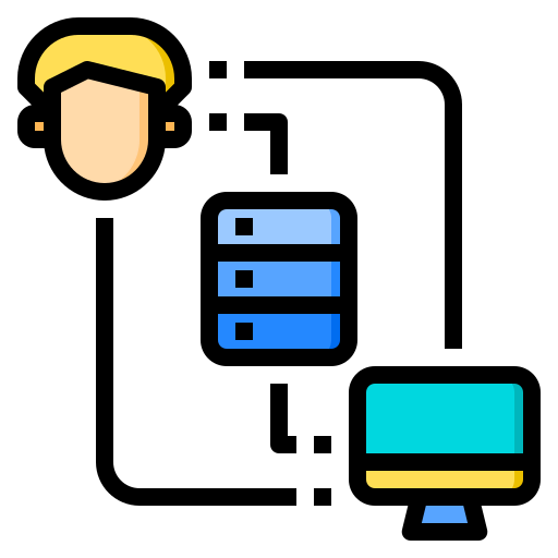 Data transfer ícono