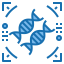 Dna strand icon 64x64