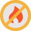 Запрещено возгорание иконка 64x64