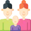 Same sex marriage icon 64x64