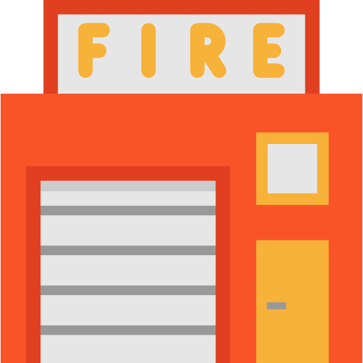 Fire station icon