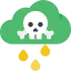 Acid rain icon 64x64