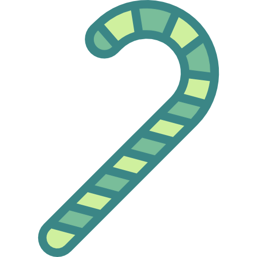 Candy cane icon