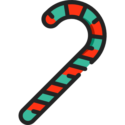 Candy cane icon
