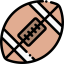 Rugby ball icon 64x64