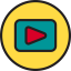 Play button icon 64x64