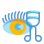 Eyelashes curler icon 64x64