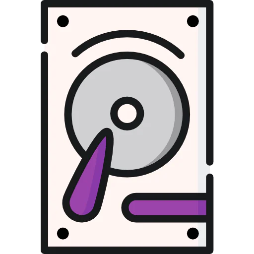 Hard disk icon