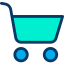 Shopping cart icon 64x64