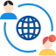 Global network icon 64x64