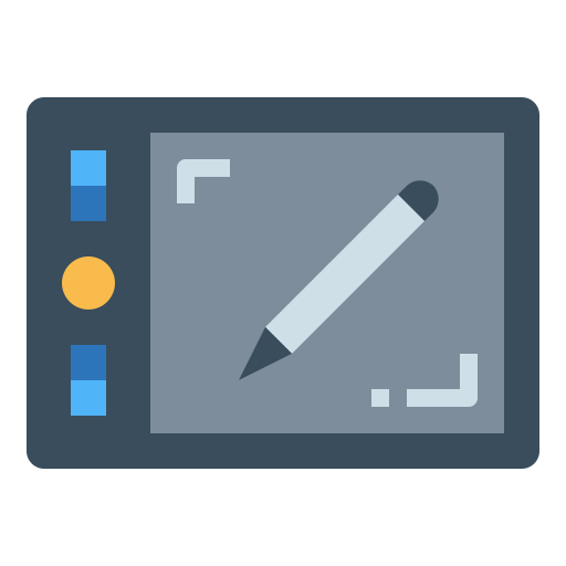 Pen tablet icône