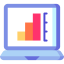 Bar graph ícono 64x64