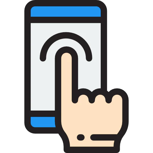 Touch screen icon