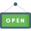 Open sign 图标 64x64